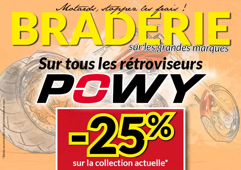 -25% sur les rétroviseurs Powy