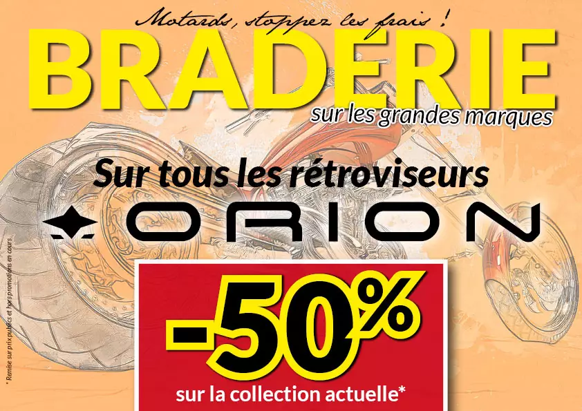 -50% sur les rétroviseurs Orion
