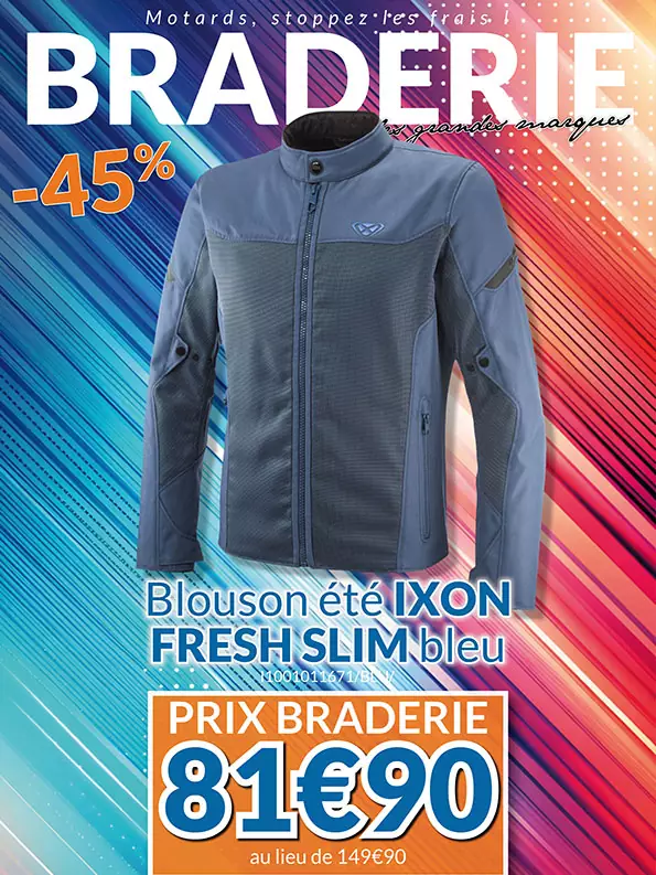 -45% Blouson été Ixon Fresh Slim à 81€90 au lieu de 149€90