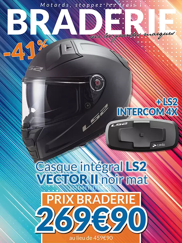 -41% Casque intégral LS2 Vector II à 269€90 au lieu de 459€90