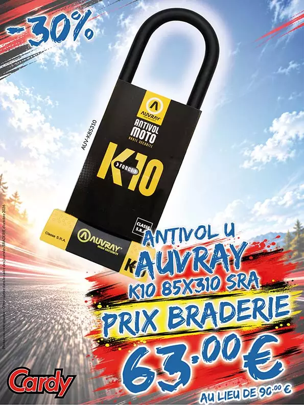 -30% Antivol U Auvray K10 85x310 SRA à 63€ au lieu de 90€