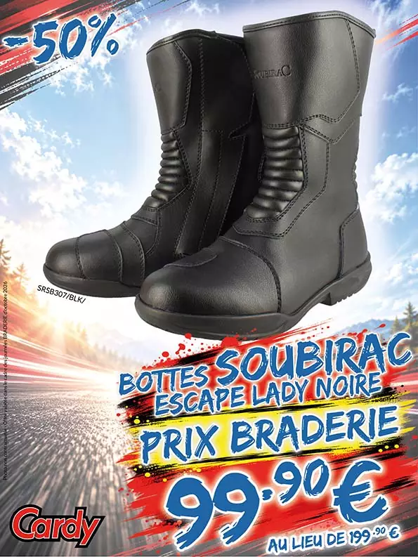 -50% Bottes Soubirac Escape Lady à 99€90 au lieu de 199€90
