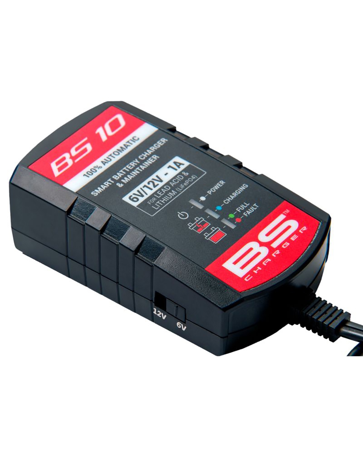 Chargeur Batterie Moto Bs Battery Chargeur Bs Bs10 6v/12v 1a - Satisfait Ou  Remboursé 