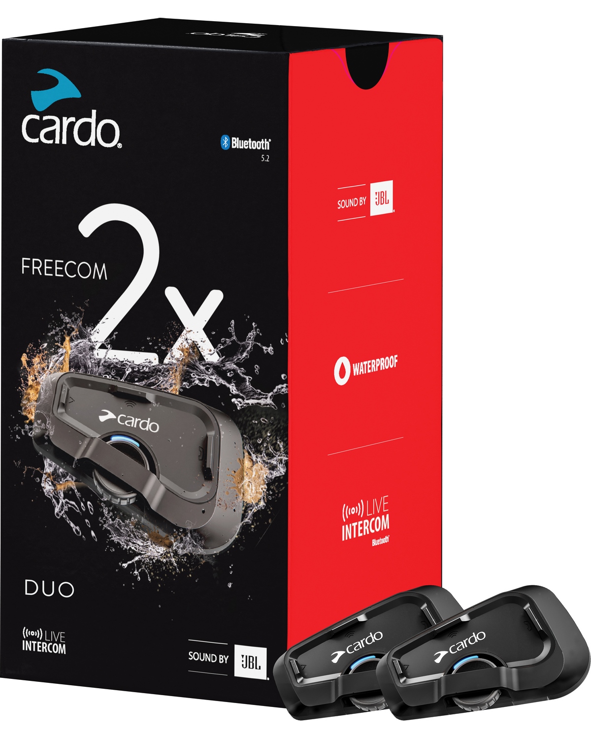 Intercom Moto Cardo Intercom Freecom 2x Duo - Livraison Offerte 