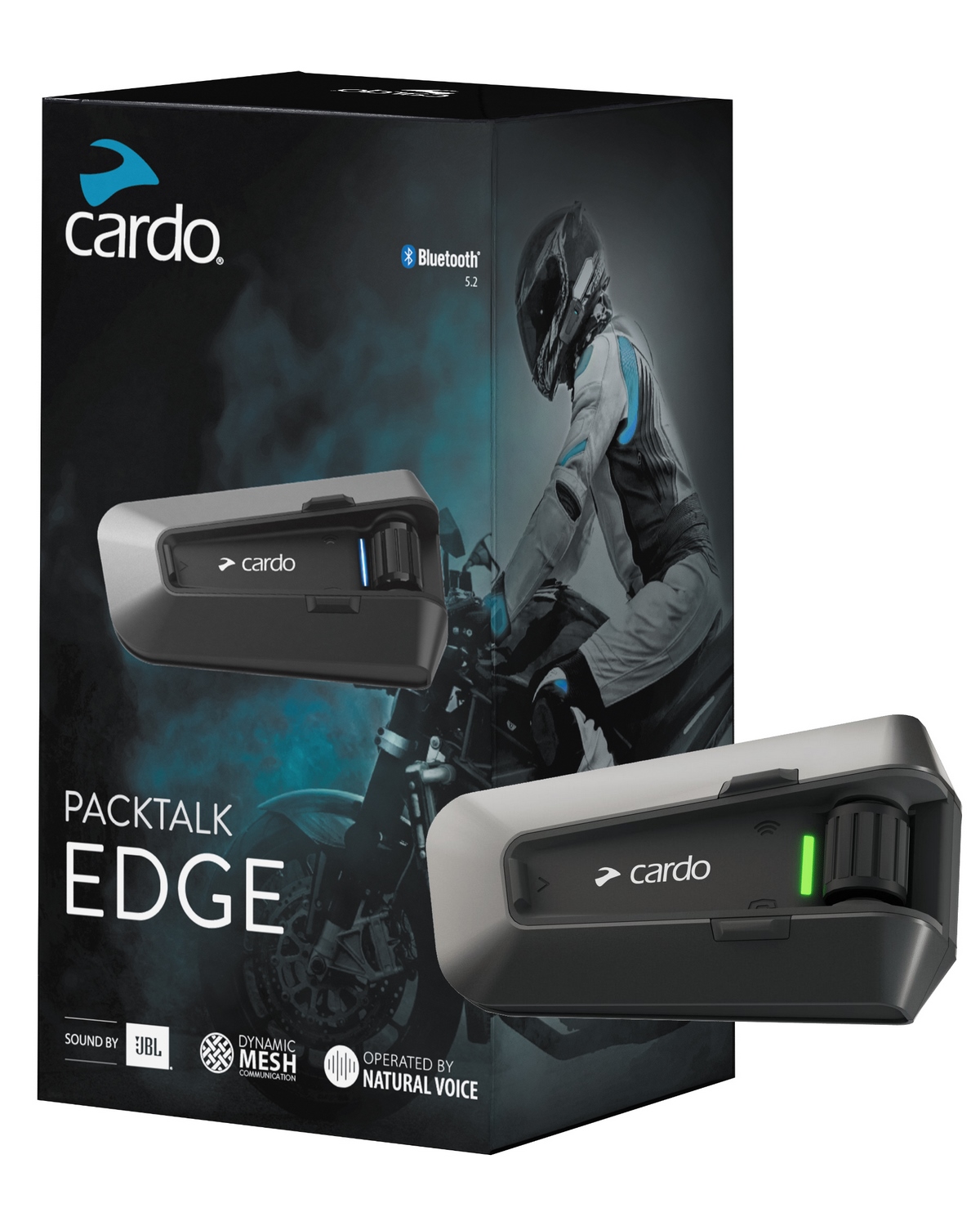 Intercom Moto Cardo Packtalk Edge Solo - Livraison Offerte 