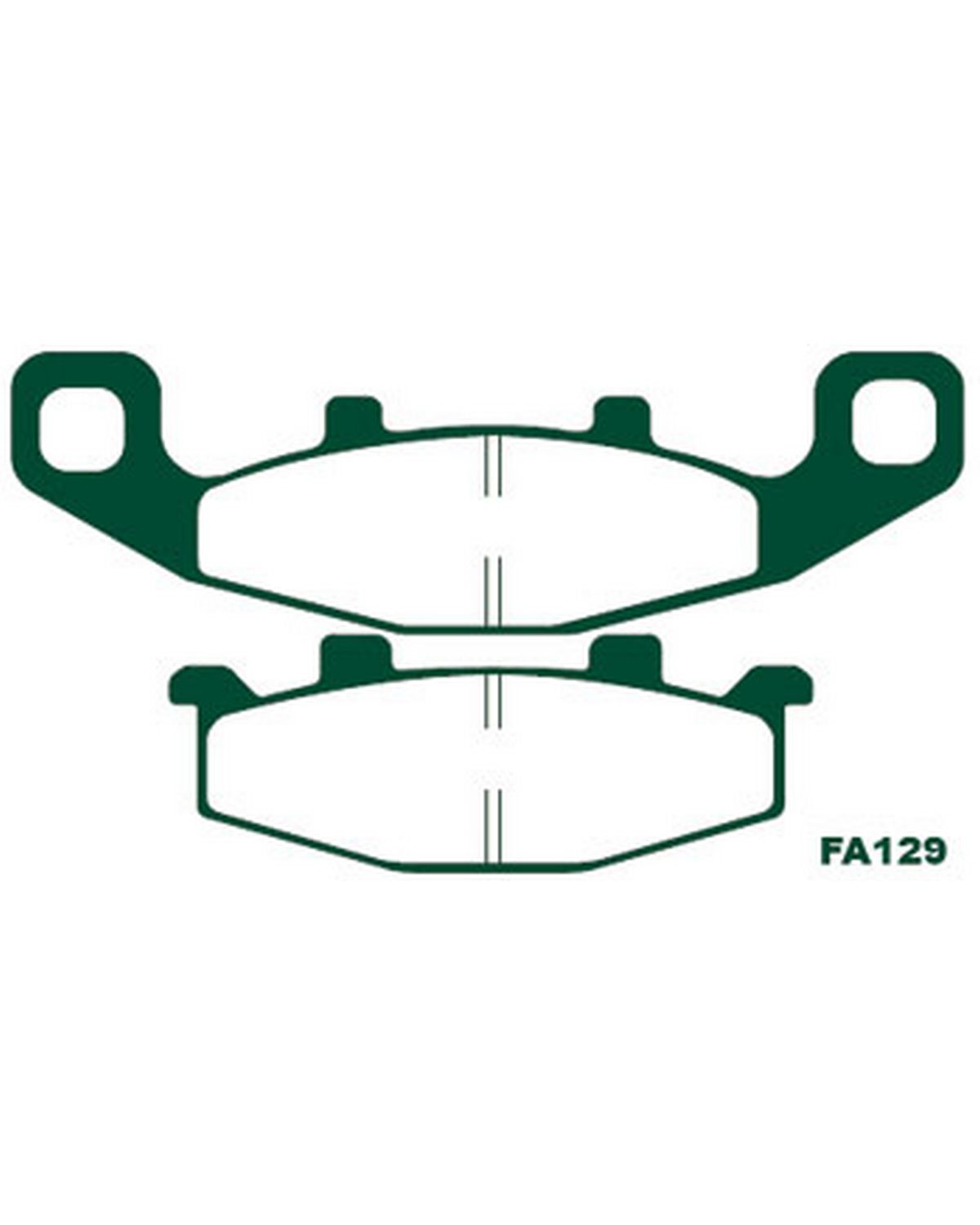 Fa 129hh-plaquettes de Frein EBC Double-H-Kawasaki et suzuki