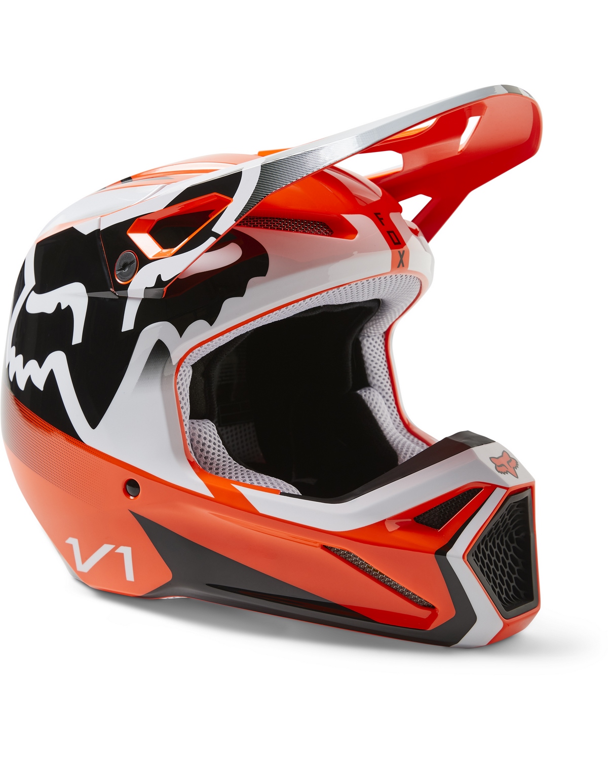 Casque Moto Cross Fox V1 Trice Enfant - Livraison Offerte 