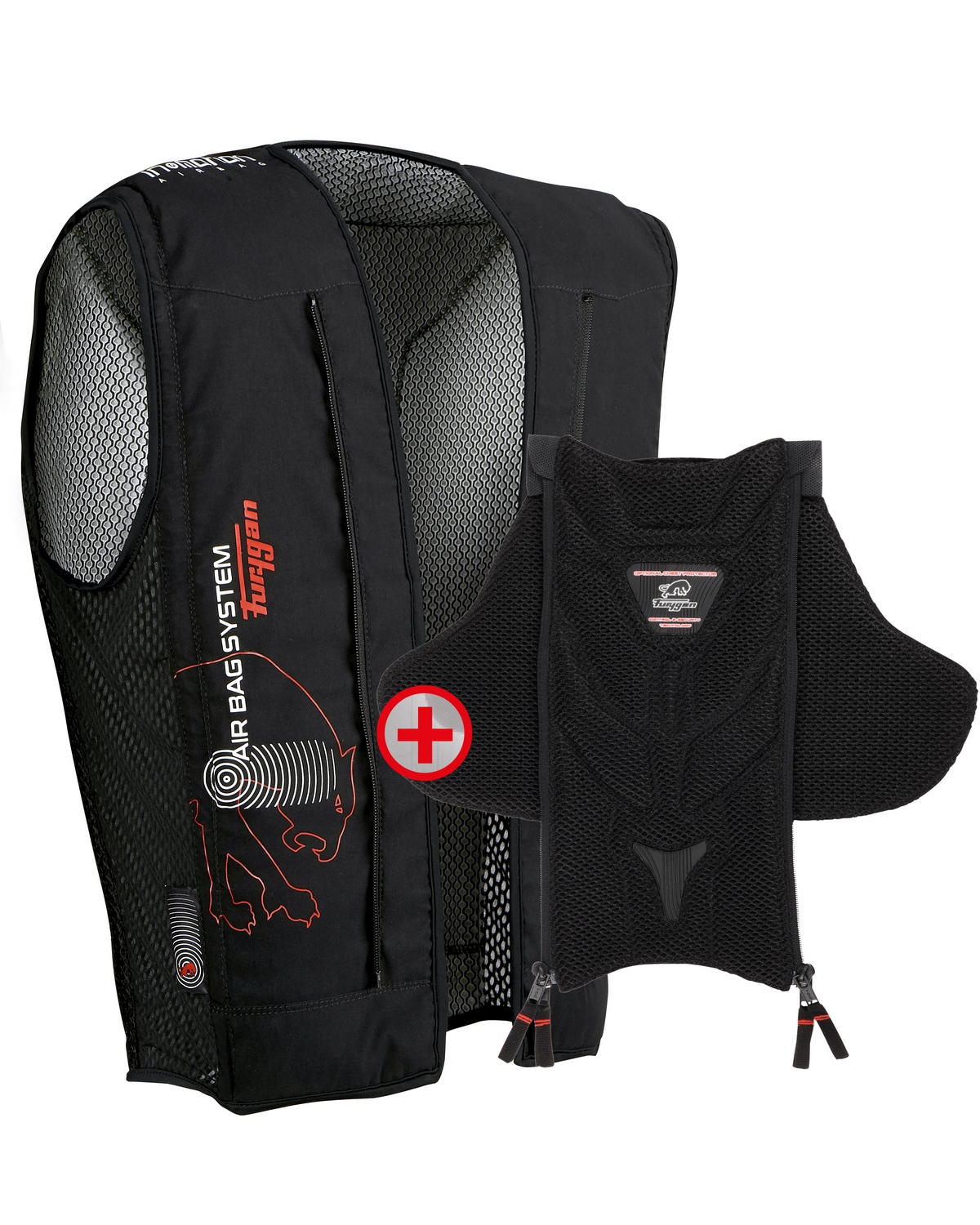 Gilet Airbag Moto Furygan Fury Airbag System + Kit Chest Connector -  Livraison Offerte 