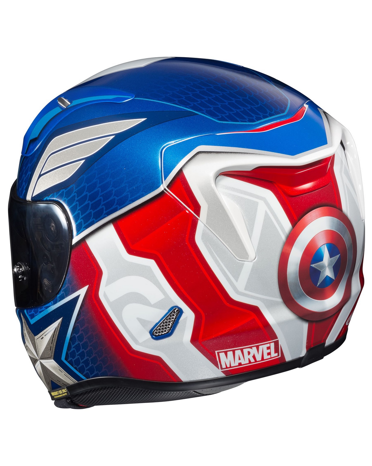 Casque Intégral Moto Hjc Rpha11 Marvel Captain America - Livraison ...