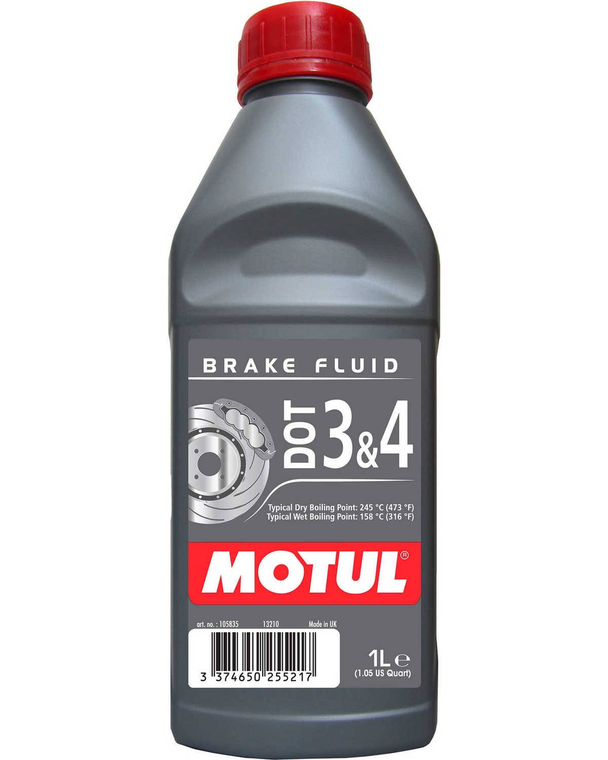Liquide Frein Moto Motul Liquide Frein Dot 3 & 4 1 Litre - Satisfait Ou  Remboursé 