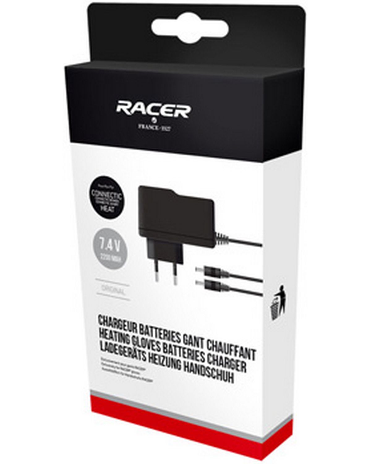 Chargeur batterie gants Racer