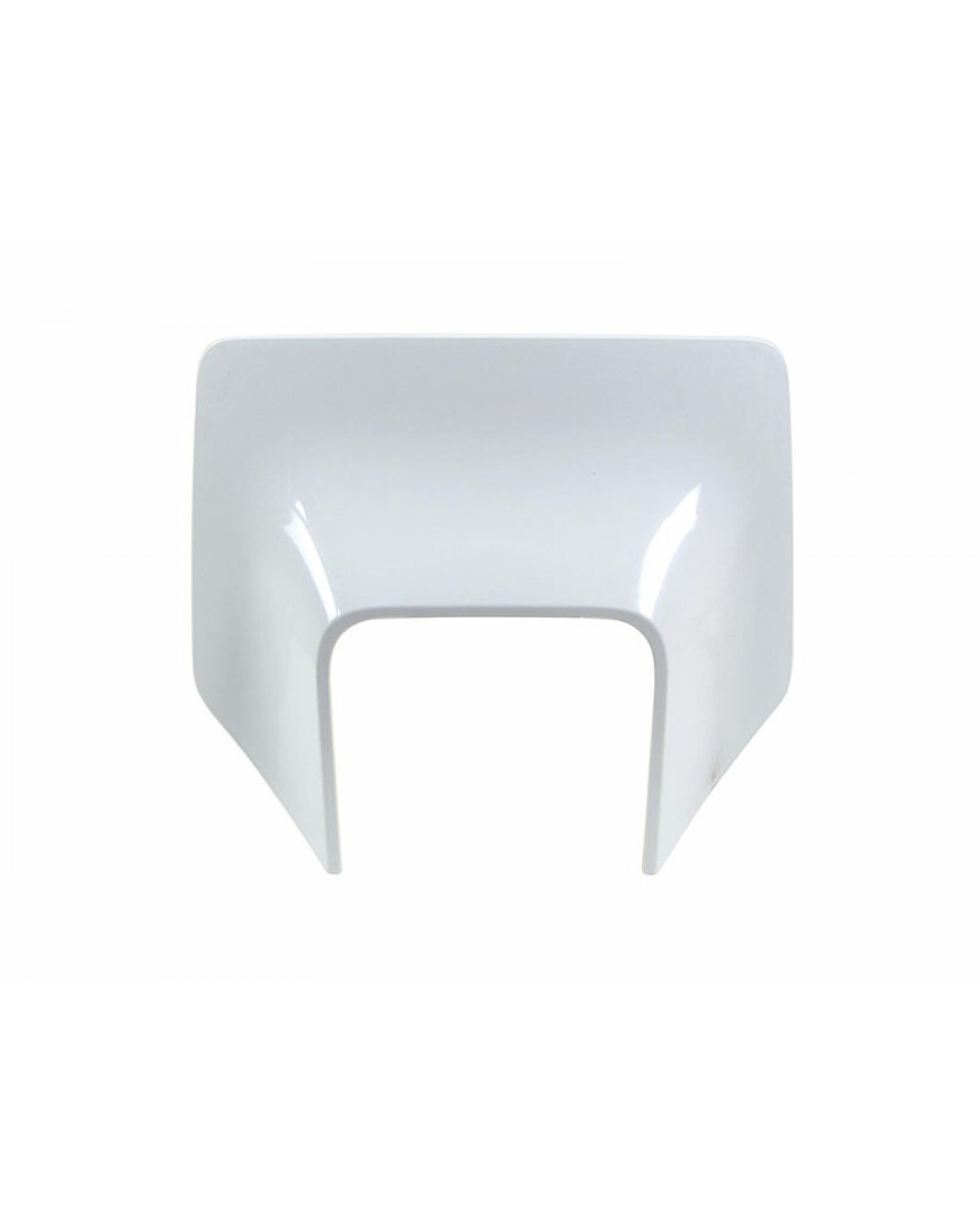 Queue Porte-Plaque Avec Phare Blanc Pour Cross/Enduro/Vintage - Accessoire Cemoto En Plastique
