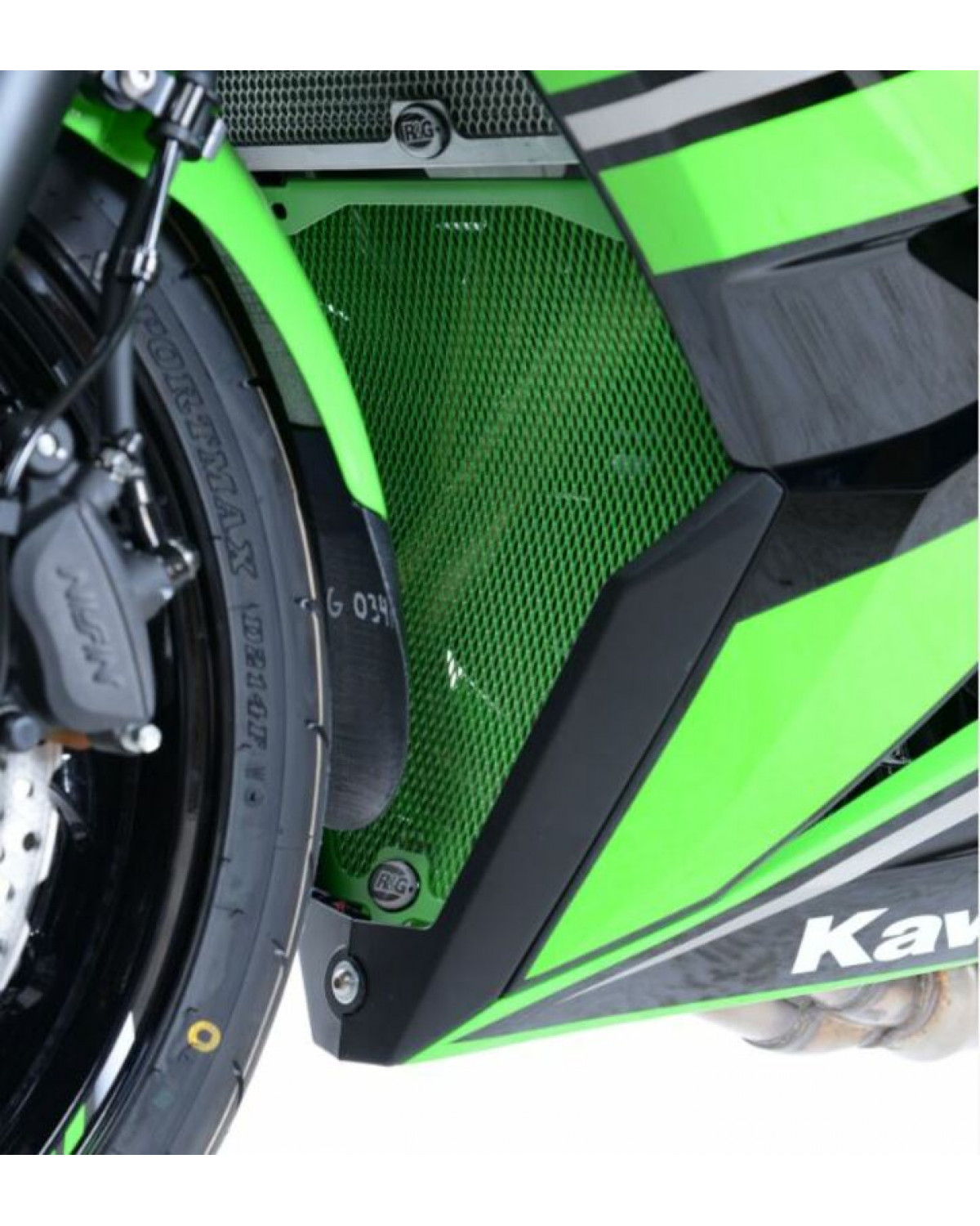 Protection Radiateur Moto Rg Racing Grille De Collecteur R&g Racing Noir  Kawasaki Z650 - Livraison Offerte 