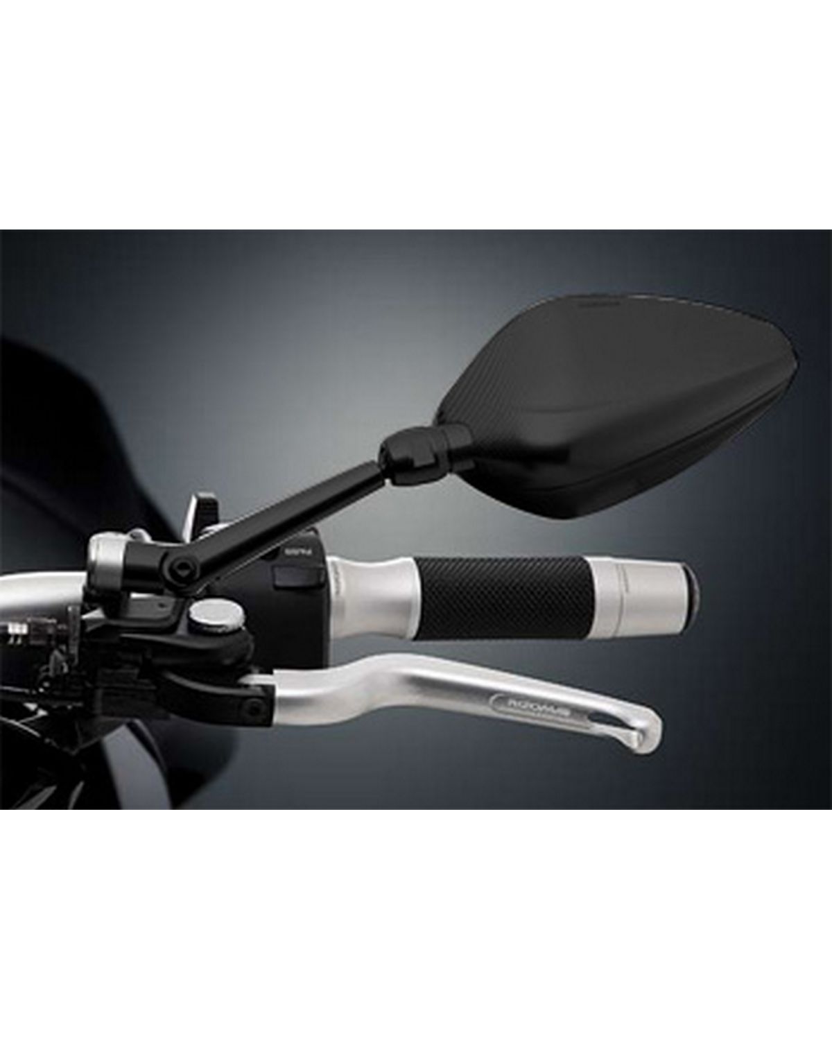 Rétroviseur Moto Universel Pliant - Certifié E24 - Pivotant 360° - Guidon 22mm