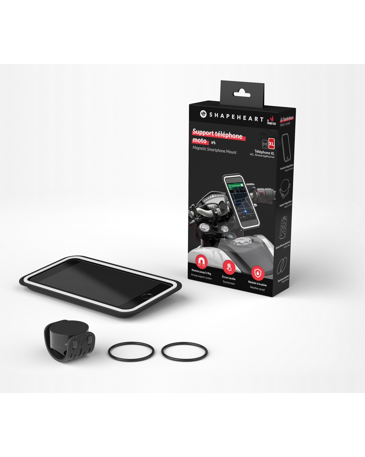 Acheter Support d'écran tactile de téléphone de Scooter de vélo, support de  téléphone de pare-soleil de moto