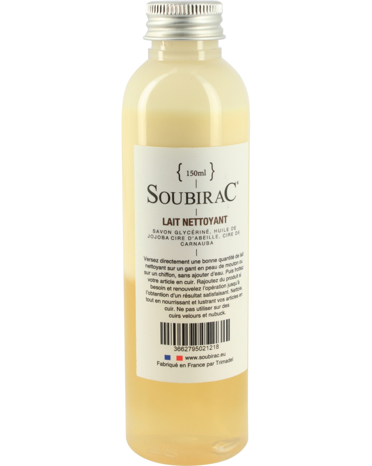 Produits Entretien Cuir Moto Soubirac Lait Nettoyant 150 Ml - Satisfait Ou  Remboursé 