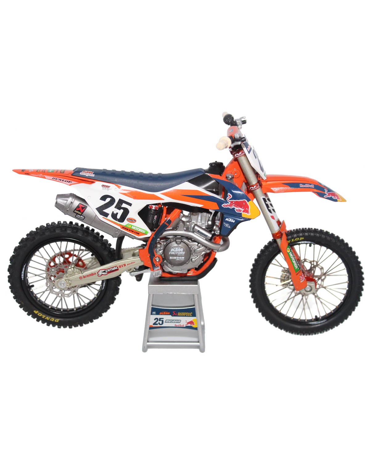 Maquette Moto 1/12 ème KTM SX-F 450 de 2019 Replica JEFFREY