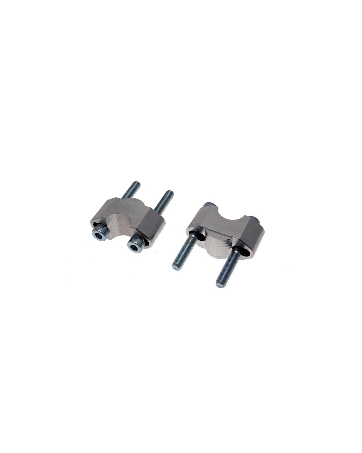Paire De Poignées De Guidon Moto Universelles - Aluminium 22mm (7/8'') Et 25mm (1'') - Neuves