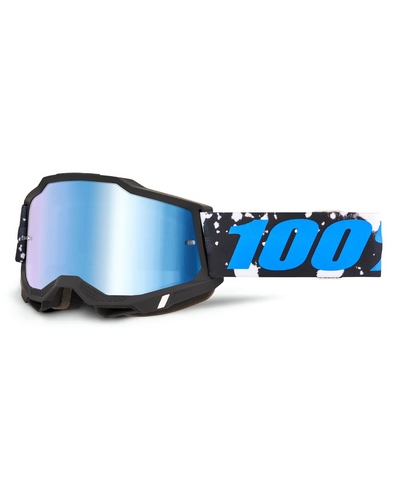 Masque Moto Cross 100 POURCENT Accuri 2 Callisto bleu écran mirror bleu Masque Moto Cross 100 POURCENT Accuri 2 Callisto bleu écran mirror bleu