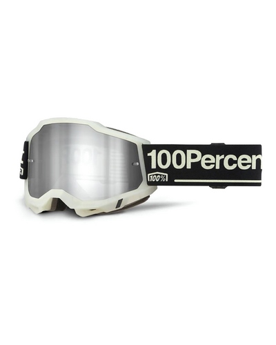 Masque Moto Cross 100 POURCENT Accuri 2 Glow écran mirror silver