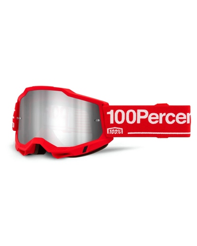 Masque Moto Cross 100 POURCENT Accuri 2 Wolg écran mirror silver