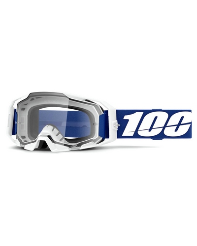 Masque Moto Cross 100 POURCENT Armatic bleu écran clair