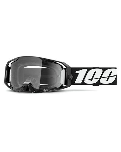 Masque Moto Cross 100 POURCENT Armatic noir écran clair