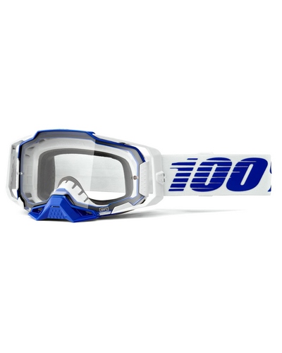 Masque Moto Cross 100 POURCENT Armega bleu écran clair