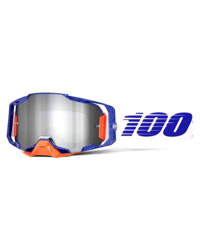 Masque Moto Cross 100 POURCENT Armega Lavingaad écran mirror silver