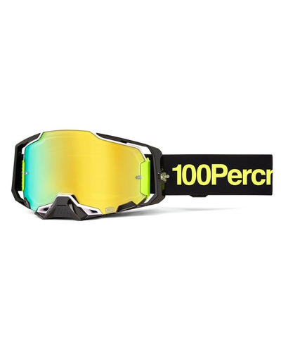 Masque Moto Cross 100 POURCENT Armega Orban écran mirror gold