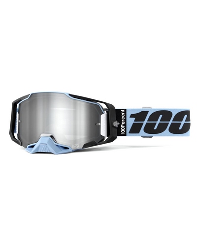 Masque Moto Cross 100 POURCENT Armega Petros écran mirror silver
