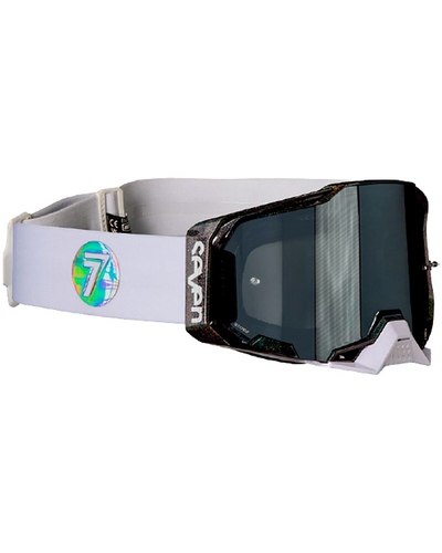 Masque Moto Cross 100 POURCENT Armega Seven Holowave écran mirror silver