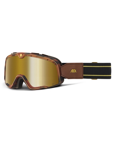 Masque Moto Cross 100 POURCENT Barstow Jane Motorcycles écran mirror gold