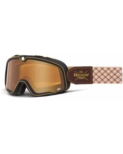 Masque Moto Cross 100 POURCENT Barstow Solace écran jaune Masque Moto Cross 100 POURCENT Barstow Solace écran jaune