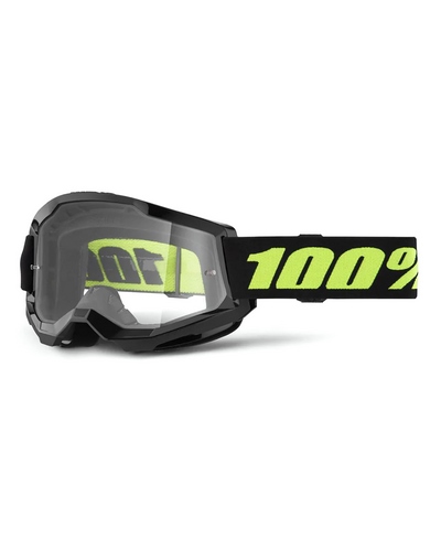 Masque Moto Cross 100 POURCENT Strata 2 Solar Eclipse écran clair