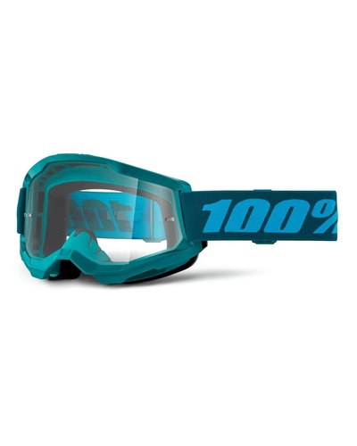 Masque Moto Cross 100 POURCENT Strata 2 Stone écran clair