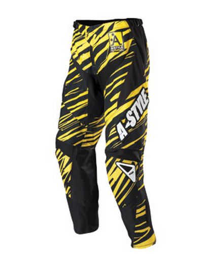 Pantalon Moto Cross A-STYLE A-Style jaune