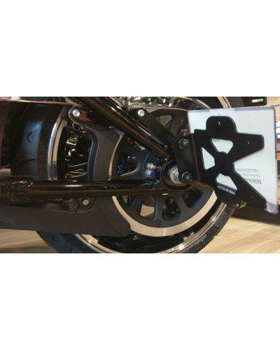 ACCESS DESIGN Support de plaque ACCESS DESIGN latéral noir Harley Davidson 