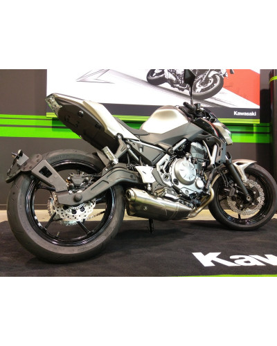 Support Plaque Immatriculation Moto ACCESS DESIGN Support de plaque ACCESS DESIGN  ras de roue  noir Kawasaki Z650