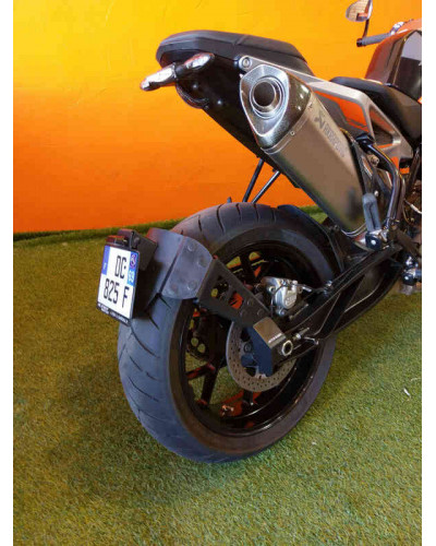 Support Plaque Immatriculation Moto ACCESS DESIGN Support de plaque ACCESS DESIGN  ras de roue  noir KTM Duke 790