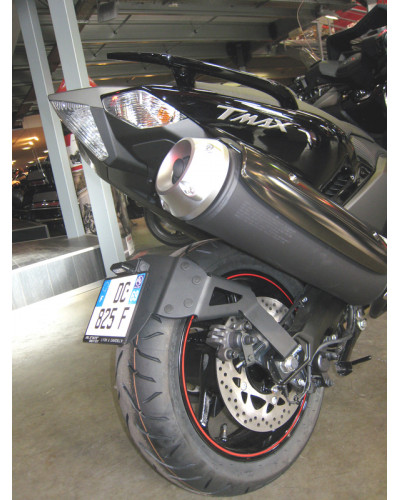 Support Plaque Immatriculation Moto ACCESS DESIGN Support de plaque ACCESS DESIGN  ras de roue  noir Yamaha T-Max 530