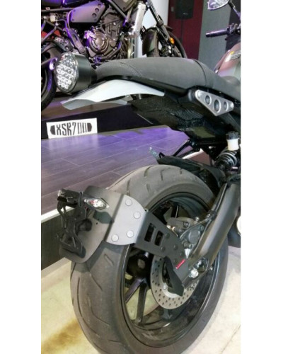 Support Plaque Immatriculation Moto ACCESS DESIGN Support de plaque ACCESS DESIGN  ras de roue  noir Yamaha XSR900