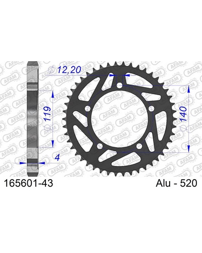 Couronne Moto AFAM 