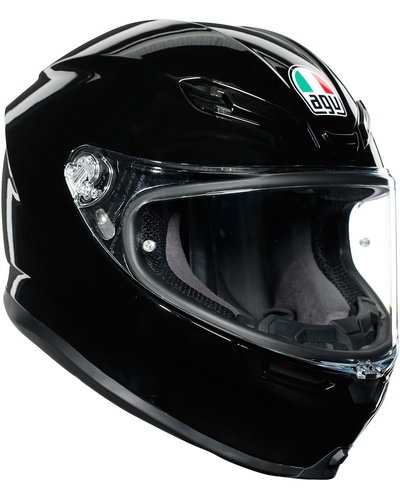 Casque Intégral Moto AGV K6 Uni noir