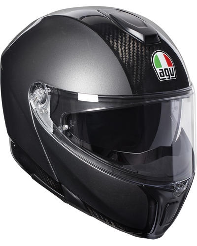 Casque Modulable Moto AGV Sportmodular Carbone blanc