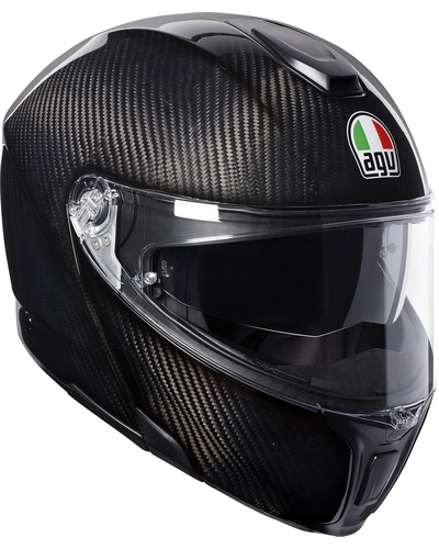 Casque Modulable Moto AGV Sportmodular Carbone noir