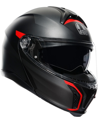 Casque Modulable Moto AGV Tourmodular Frequency rouge