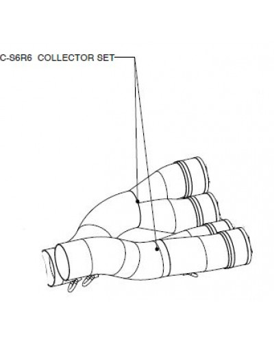 COLLECTEUR MOTO AKRAPOVIC COLLECTOR SS GSXR600