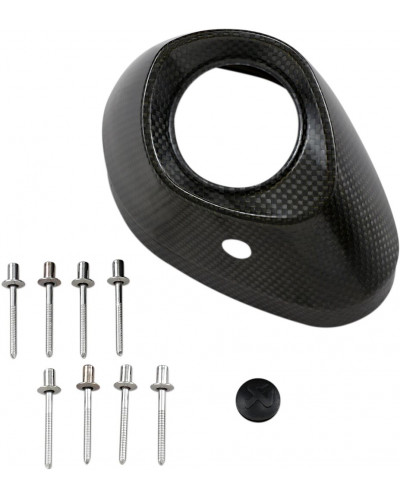 Echappement diversv AKRAPOVIC END CAP CF T4 TYPE 2