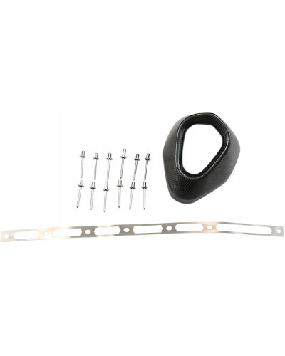 Echappement diversv AKRAPOVIC END CAP CF Z2 TYPE 1